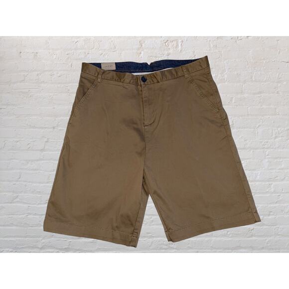 Jachs New York Khaki Shorts, Size 34, Flat front, Cotton Stretch - Picture 1 of 5